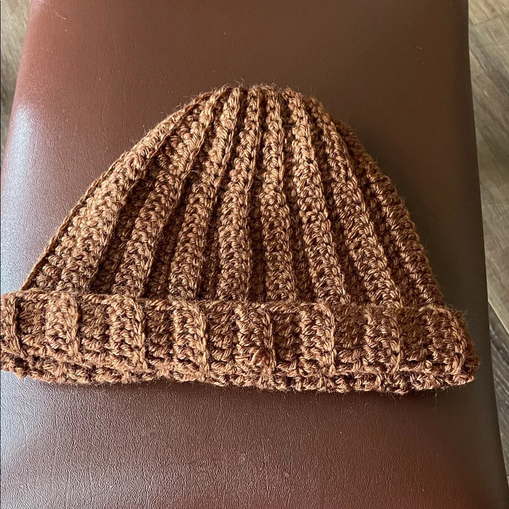 Child’s Brown Knit Beanie